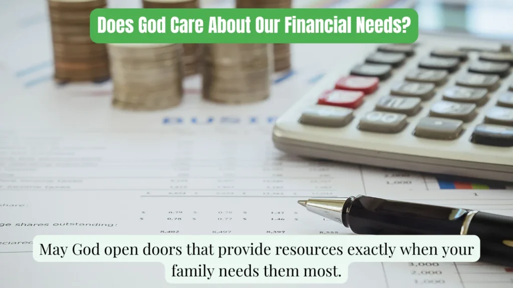 Does God Care About Our Financial Needs?