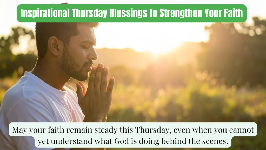 Inspirational Thursday Blessings to Strengthen Your Faith