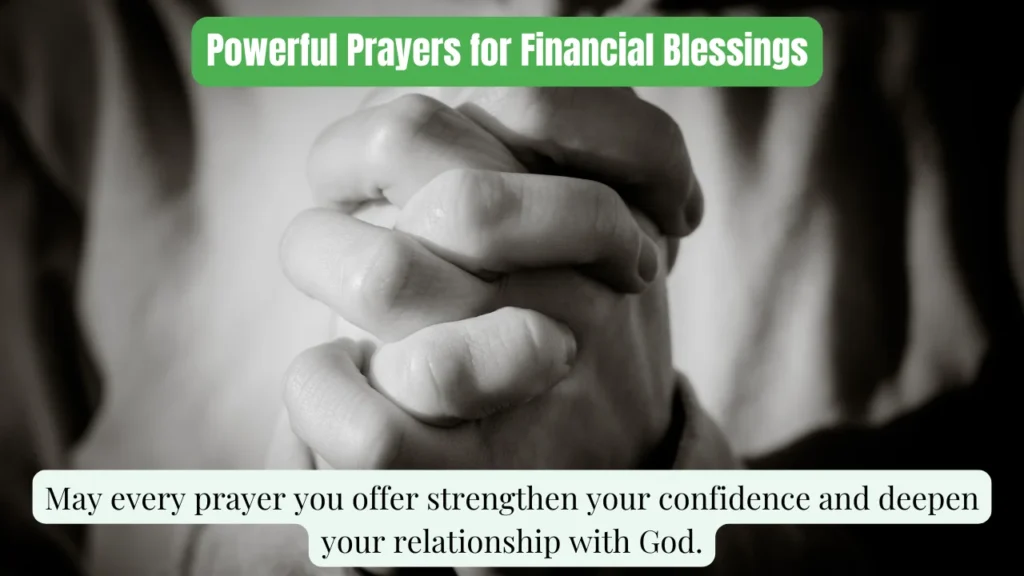 Powerful Prayers for Financial Blessings