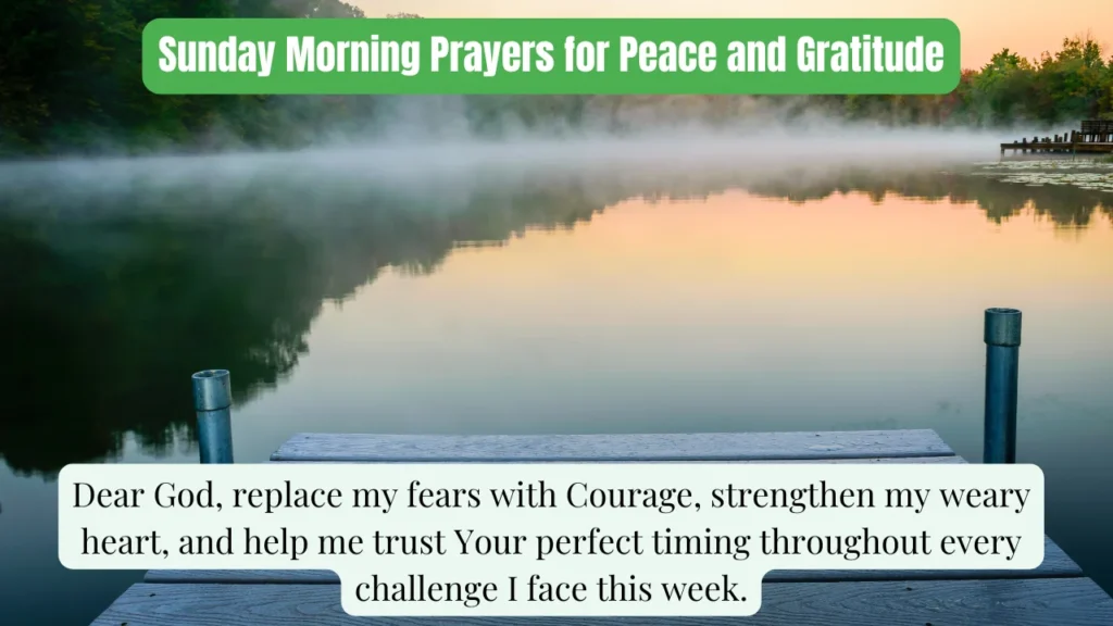 Sunday Morning Prayers for Peace and Gratitude