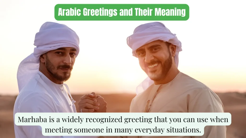 Arabic Greetings and Their Meaning