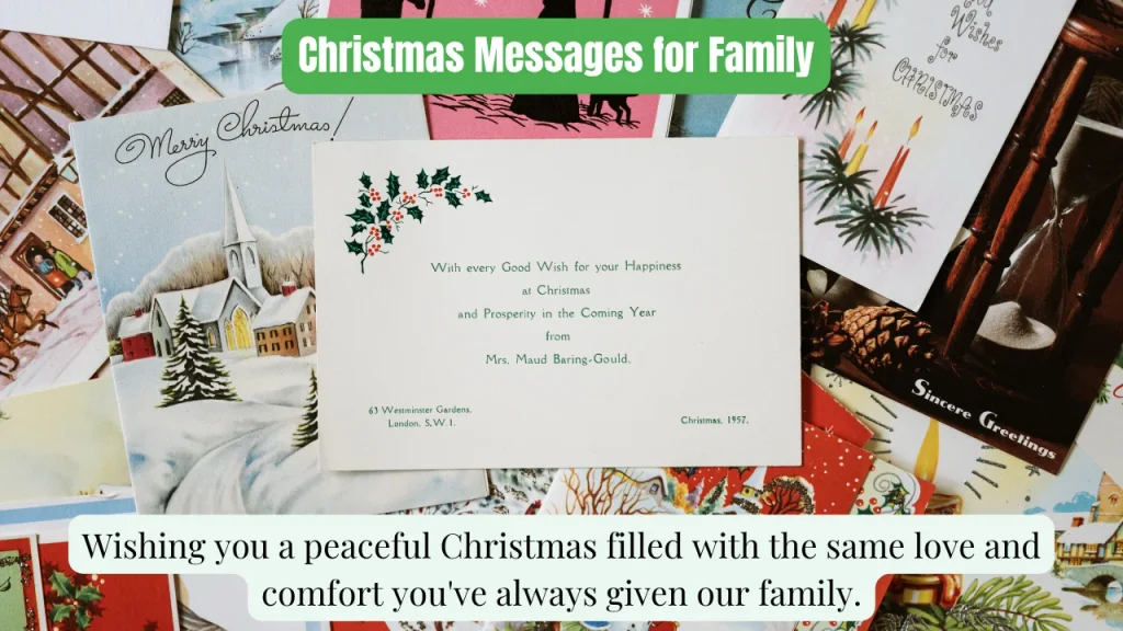 Christmas Messages for Family