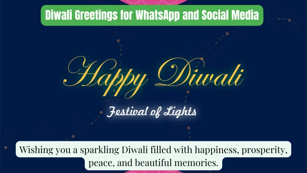 Diwali Greetings for WhatsApp and Social Media