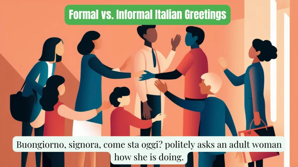 Formal vs. Informal Italian Greetings