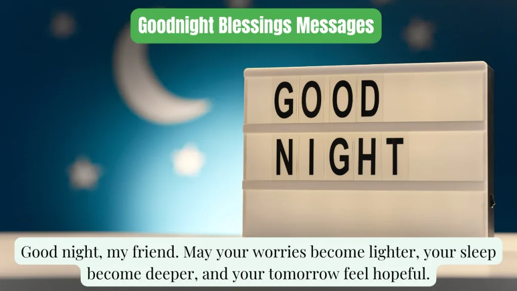 Goodnight Blessings Messages