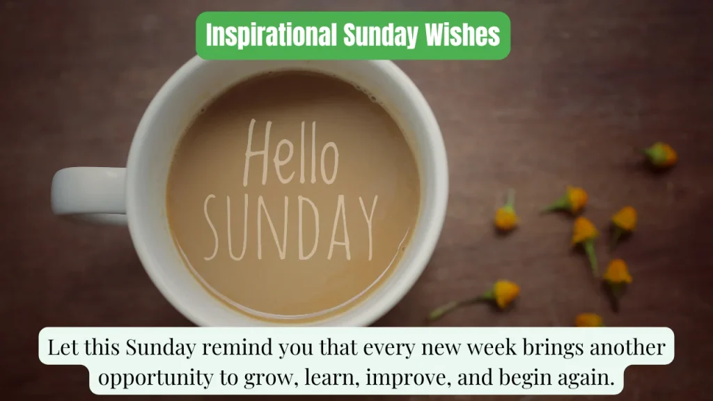 Inspirational Sunday Wishes