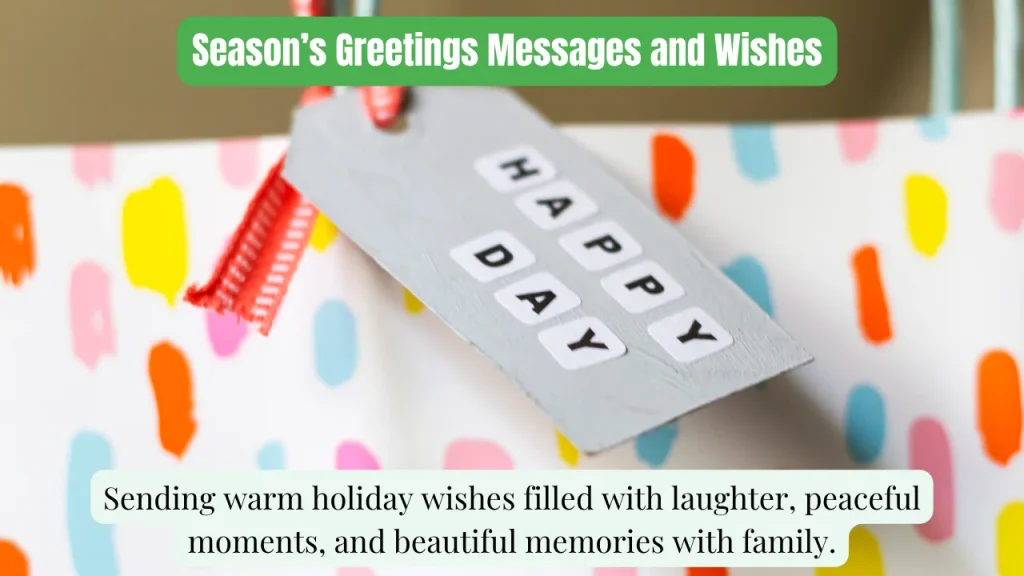 Season’s Greetings Messages and Wishes