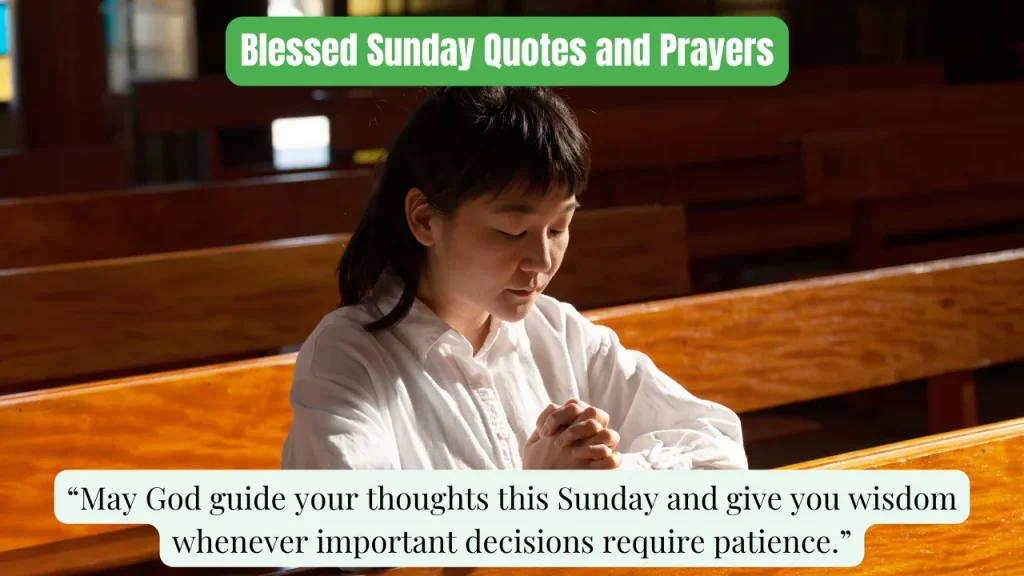 Blessed Sunday Quotes and Prayers