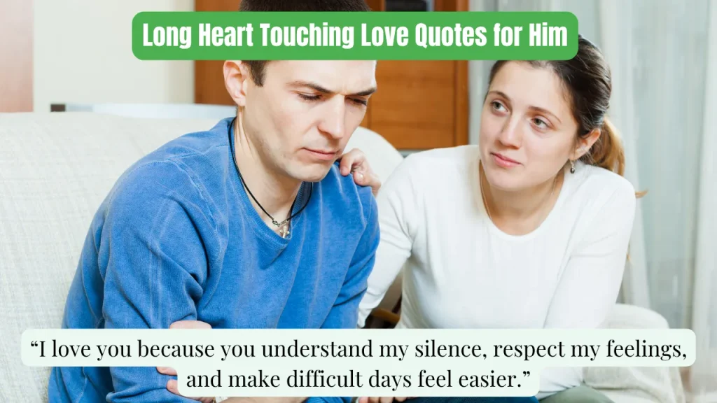 Long Heart Touching Love Quotes for Him