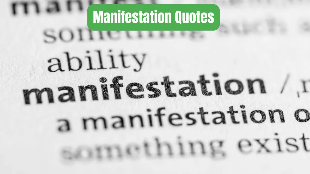 Manifestation Quotes