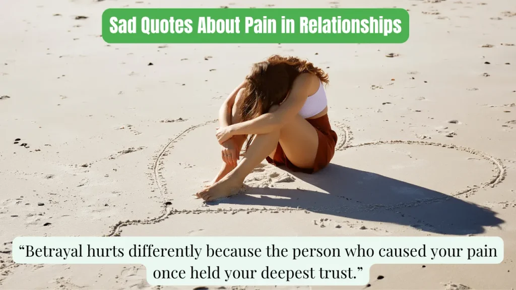 Sad Quotes About Pain in Relationships