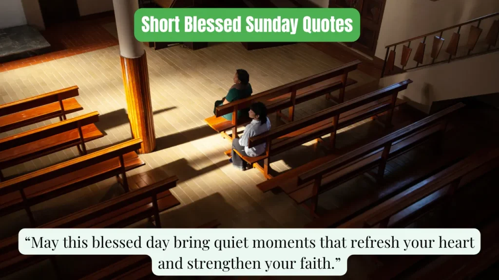 Short Blessed Sunday Quotes